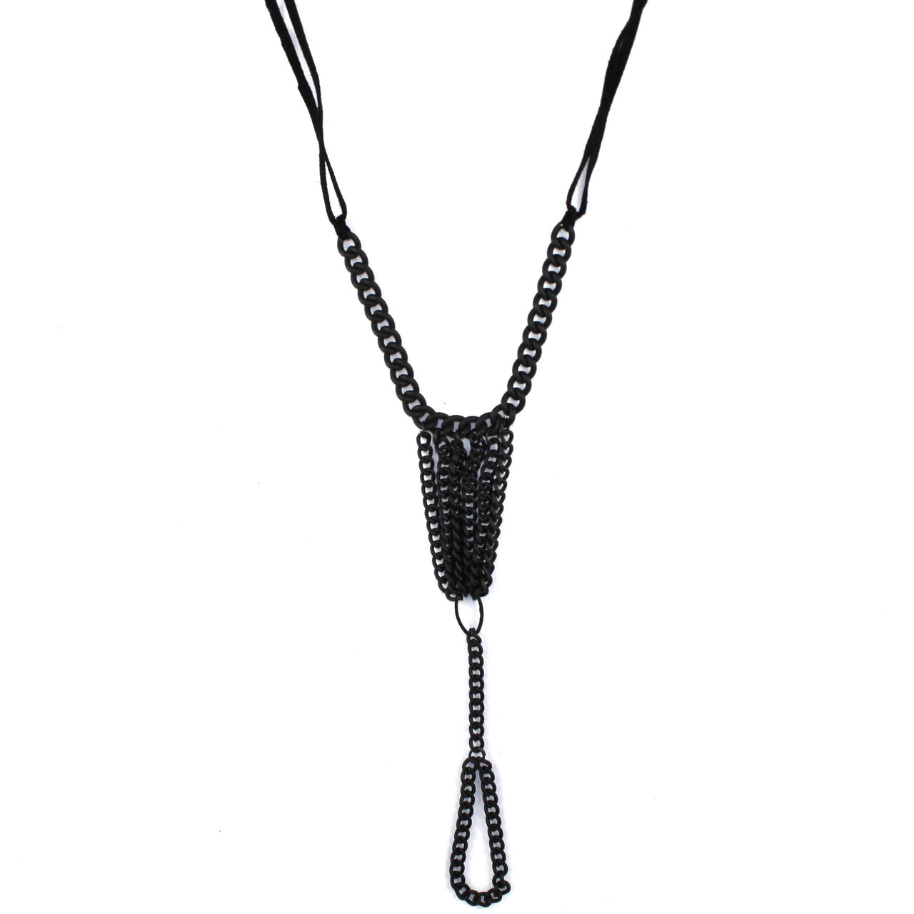 KRISTIN PERRY - Onyx Hand Chain -