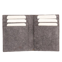 Thumbnail for IKON SWEDEN - Coconut Leather Men Wallet - Dark Grey - 1 COLOR -