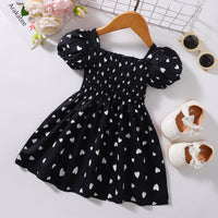 Thumbnail for Printed Square Neck Smocked Dress - T - 5 SIZES - 5 COLORS -