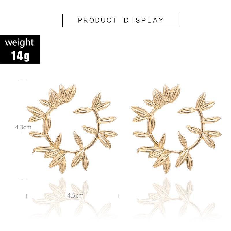 ClaudiaG - Wreath Earrings - 2 FINISHES -