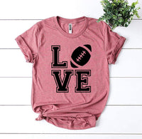 Thumbnail for Love Football T-Shirt - 9 COLORS -