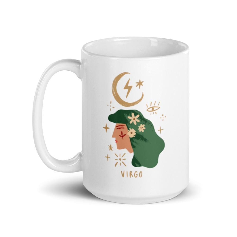 Virgo Zodiac Girl Coffee Mug -