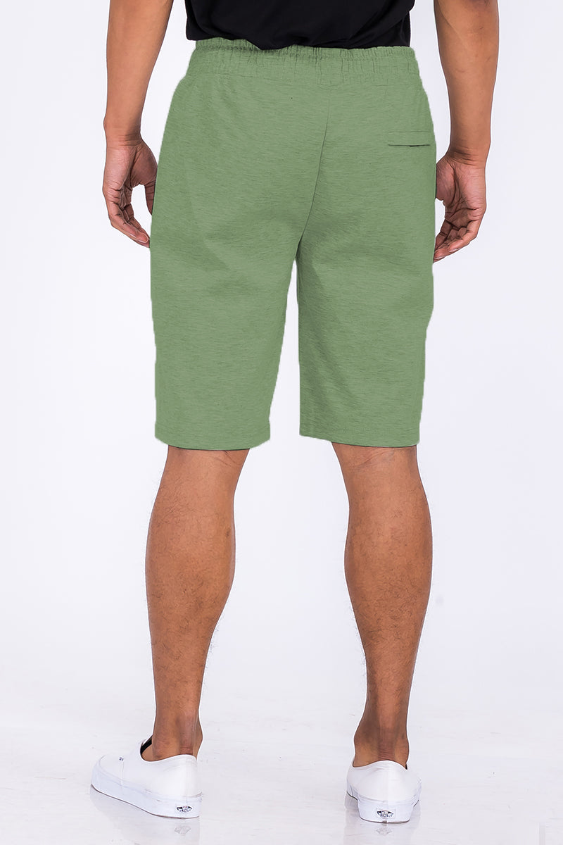 Heathered Cotton Shorts - 1 COLOR -