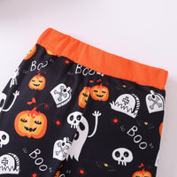 Thumbnail for BOO Graphic Long Sleeve Hoodie and Printed Pants Set - 2 PCS. - T - 2 COLORS -