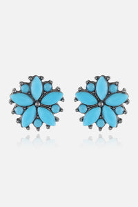 Thumbnail for Turquoise Stud Earrings - T - 8 STYLES -