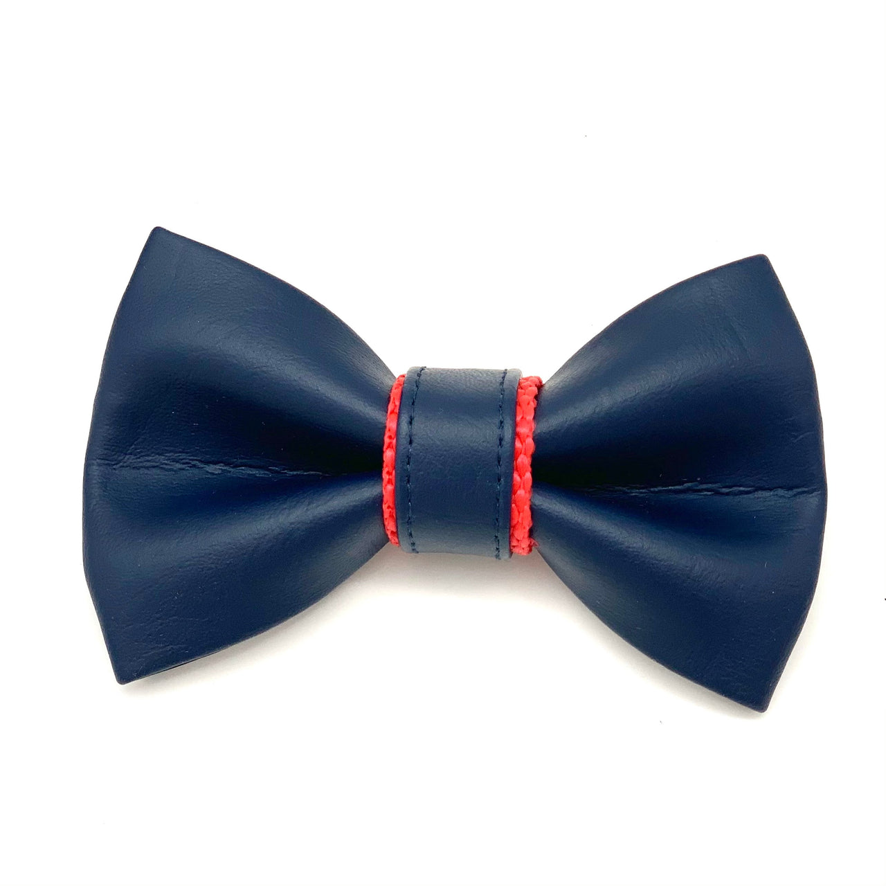 Puccissime - Cardinal Leather Bow Tie -