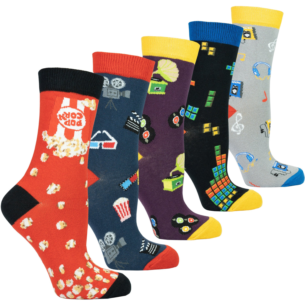 Women's More Fun Socks Set - 5 PACK -