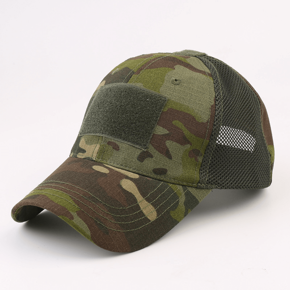 Jupiter Gear - Tactical-Style Patch Hat With Adjustable Strap - 10 COLORS / CAMOS -