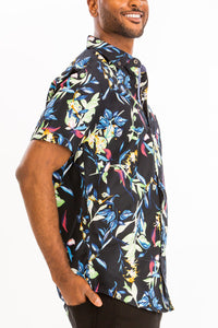 Thumbnail for WEIV - Digital Print Hawaiian Short Sleeve Shirt -