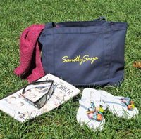 Thumbnail for SAND BY SAYA N.Y. - Navy Tote Bag - 1 COLOR -