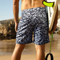 Thumbnail for LaPalma Eco-Beachwear Surf Geometric Gray Sustainable 17