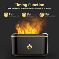 Thumbnail for Electric Air Freshener 3d Simulated Fire - Night light /  Aroma Fragrance Scent Custom Essential Oil Flame Diffuser - [10-15 DAY DELIVERY] - 2 COLORS -