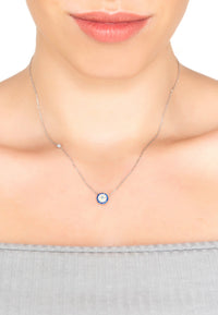 Thumbnail for LATELITA - Evil Eye Protectant Necklace Silver -