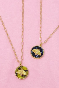 Thumbnail for Ellison & Young - Bee on the Jewel Necklace - 2 COLORS -