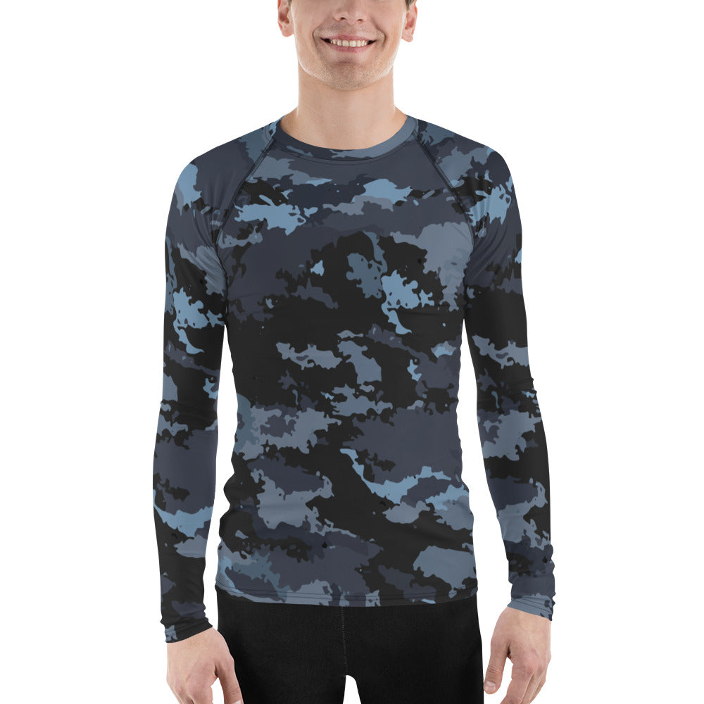 FYC - Men's Coast Camo Performance Rash Guard UPF 40+ - 1 COLOR -