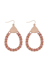 Thumbnail for Chanel Link Chain Drop Earrings - 5 COLORS -