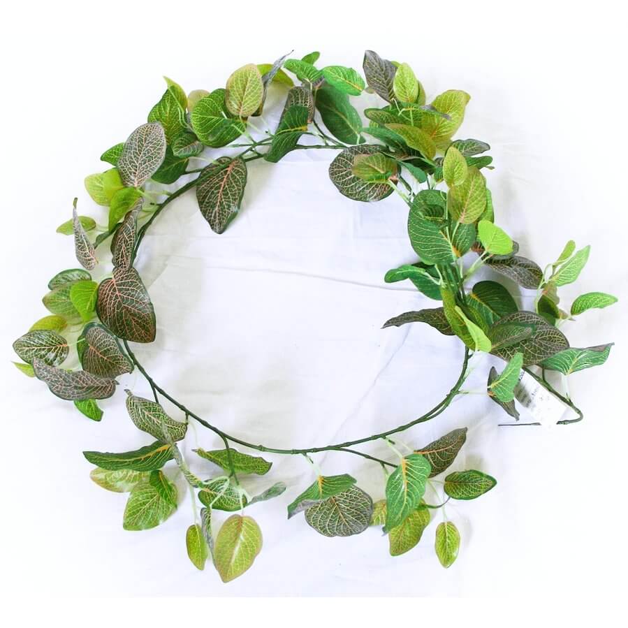 2 Pack - Artificial Fittonia Garland - 190cm -