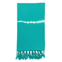 Thumbnail for Slate & Salt - Teal Tie Dye Turkish Beach Towel - 70