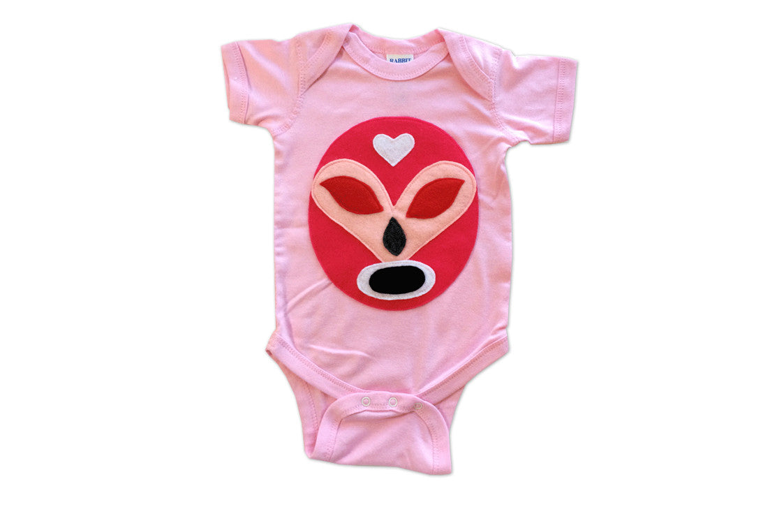 Luchador Rosa - Pink Mexican Wrestler - Onesie - 1 COLOR -