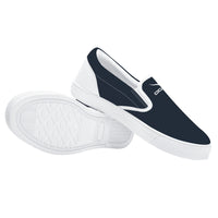 Thumbnail for OOTO - DASH EN WHITE / DARK BLUE - D31 Slip-on Shoes - White soles - 1 COLOR -