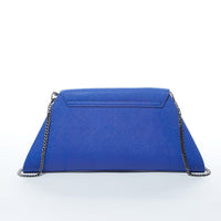 Thumbnail for Angelica Cobalt Blue Leather Clutch Bag -