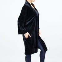 Thumbnail for Stylespect - Velvet Kimono Cardigan - Black - 1 COLOR -