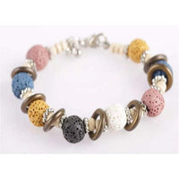 Thumbnail for Multi Color Lava Stone Bracelet 1 -