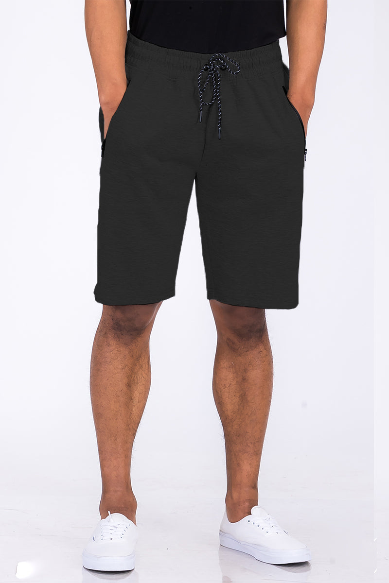 Heathered Cotton Shorts - 1 COLOR -