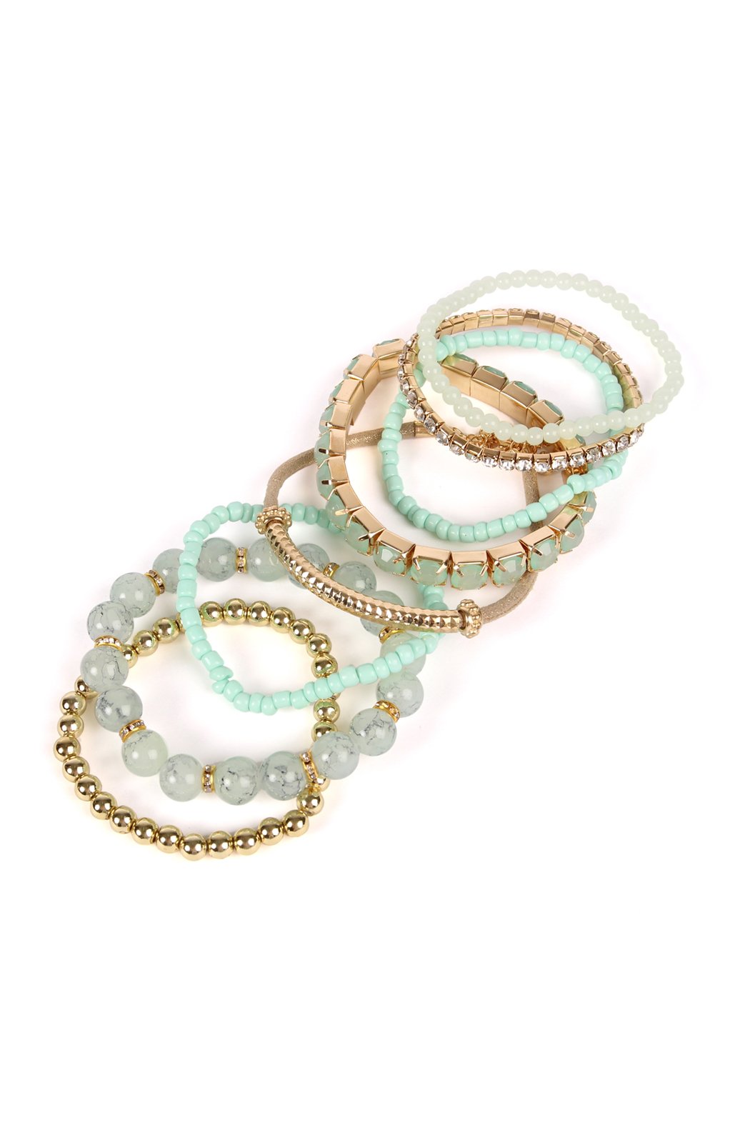 Multicolor Beaded Stretch Bracelet  - 26 COLORS