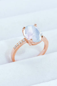 Thumbnail for Get A Move On Moonstone Ring - T - SIZES 6 THRU 9 - 2 FINISHES -