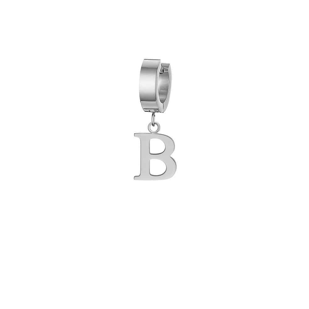 Mister - Initial Earring - ALL 26 LETTERS - 3 COLORS -