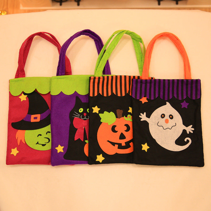 Assorted 2-Piece Halloween Element Handbags - T - 7 TYPES -