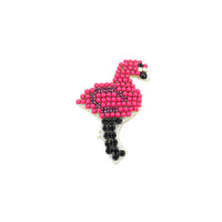 Thumbnail for SAND BY SAYA N.Y. - Flamingo- Kids Hair Pin-Pink Rhine Stone Embellished Motifs