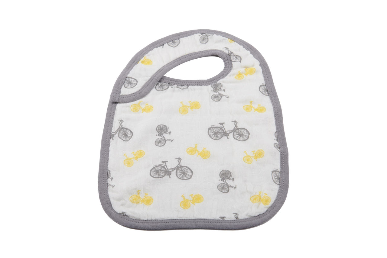 Traveler Bamboo Muslin Snap Bibs 3PK -