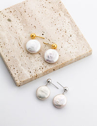 Thumbnail for Baroque Pearl Chunky Irregular Drop Earrings