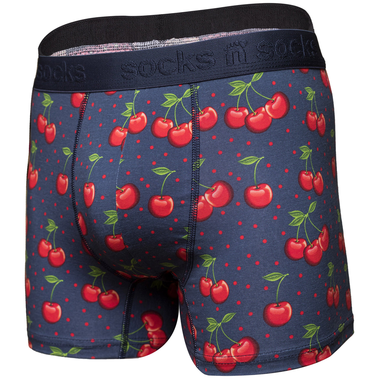 Men's Cherry Boxer Brief - 1 COLOR -