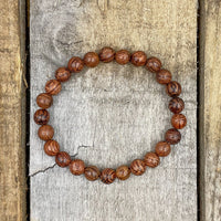 Thumbnail for Union - Coconut Palm Wood Mala Beaded Bracelet -