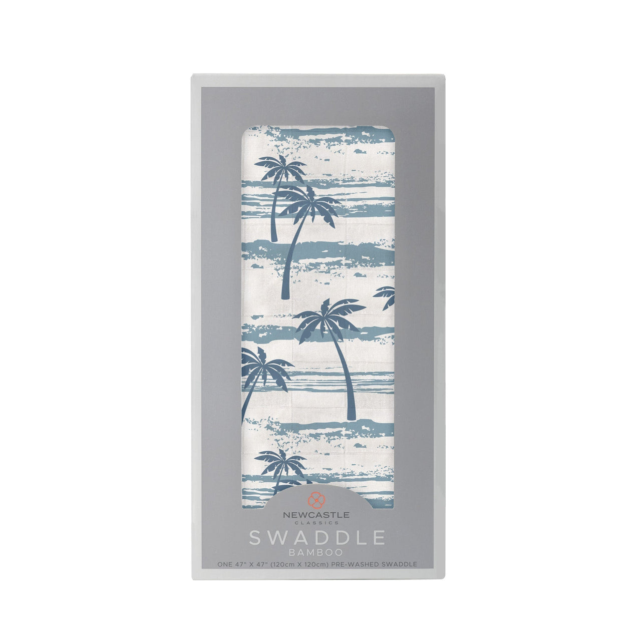 Newcastle - Ocean Palm Trees Bamboo Swaddle -