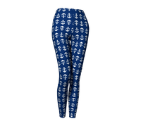 Thumbnail for Summer Ties - Anchor Toss Leggings - 1 COLOR -