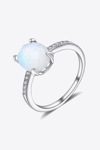 Thumbnail for Get A Move On Moonstone Ring - T - SIZES 6 THRU 9 - 2 FINISHES -