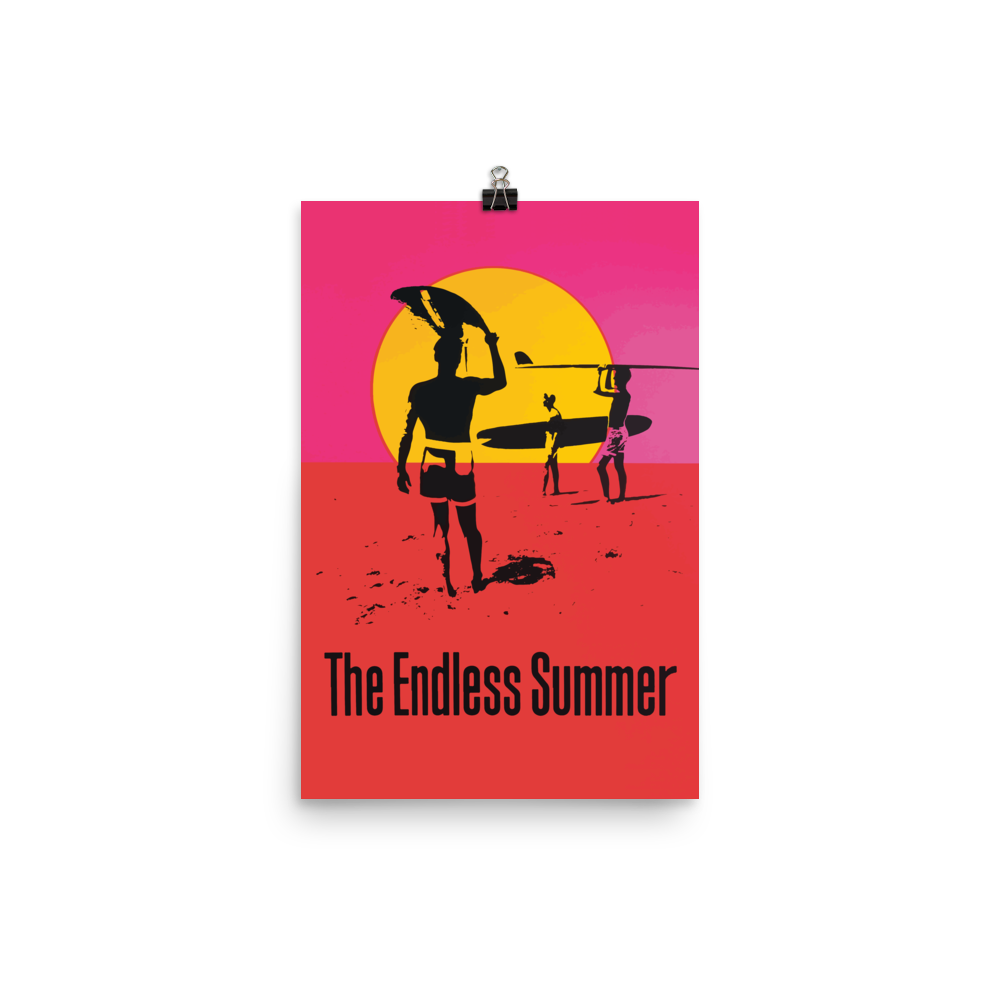 Endless Summer 1966 Surf Documentary Artwork Poster - USA printed - 4 SIZES