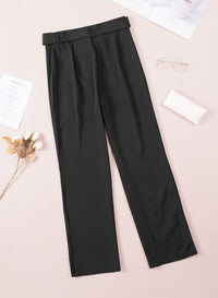 Thumbnail for Tied High Waist Straight Pants - T - 1 COLOR -