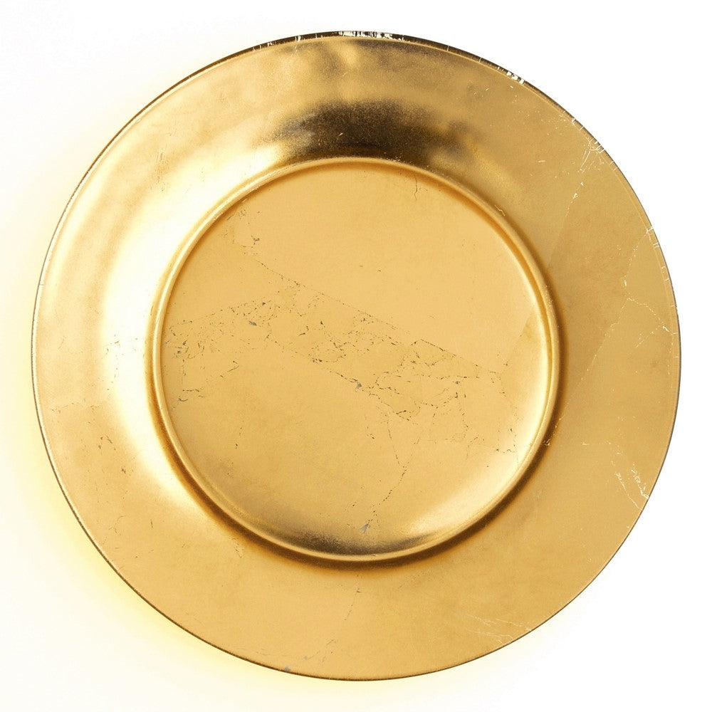 GILT - PRIMA Set/4 Gold Salad Plates -