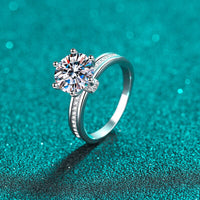 Thumbnail for 3 Carat Moissanite 925 Sterling Silver Ring