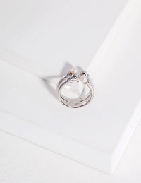 Thumbnail for Double Band Adjustable Stacking Ring