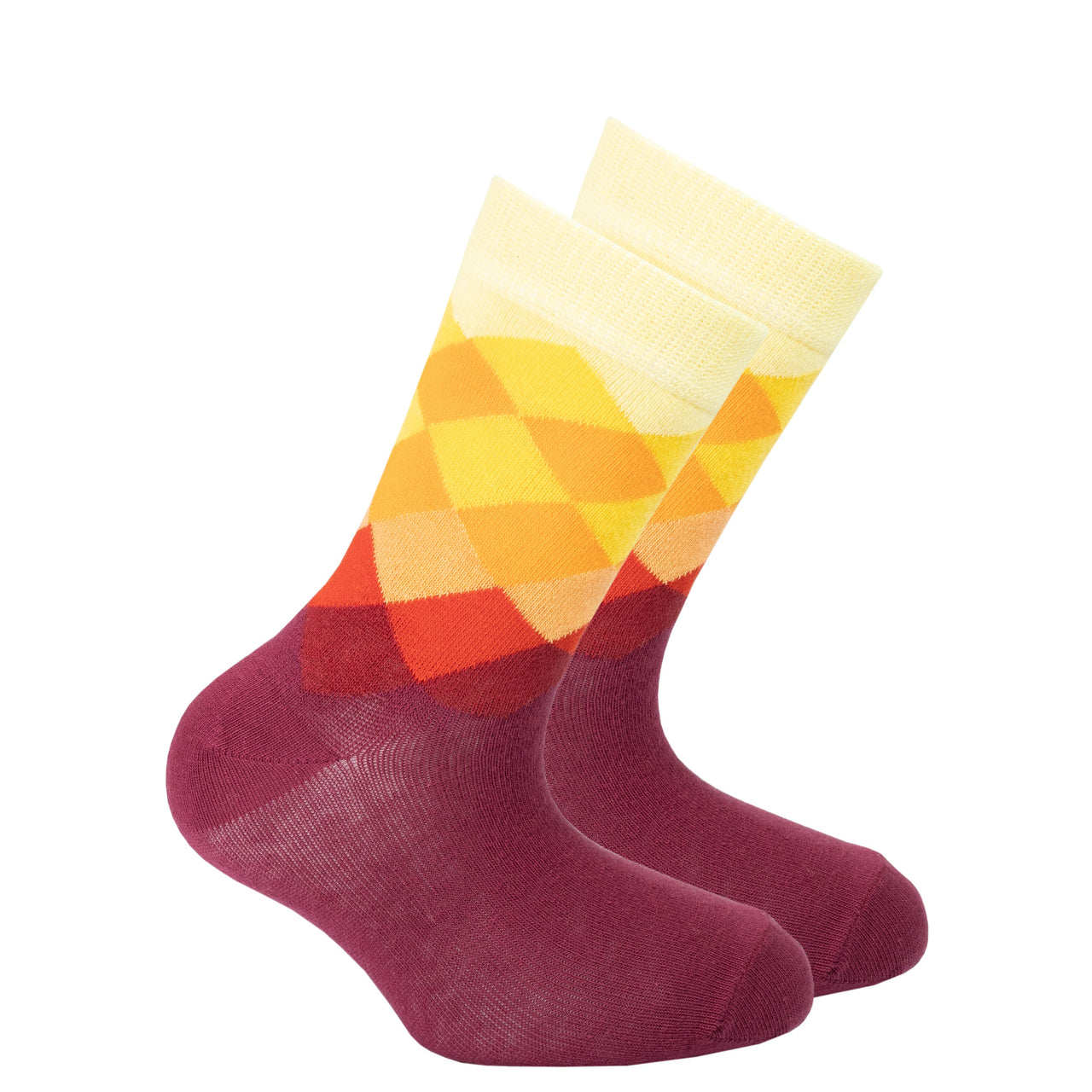 Kids Flame Diamond Socks - 1 COLOR -