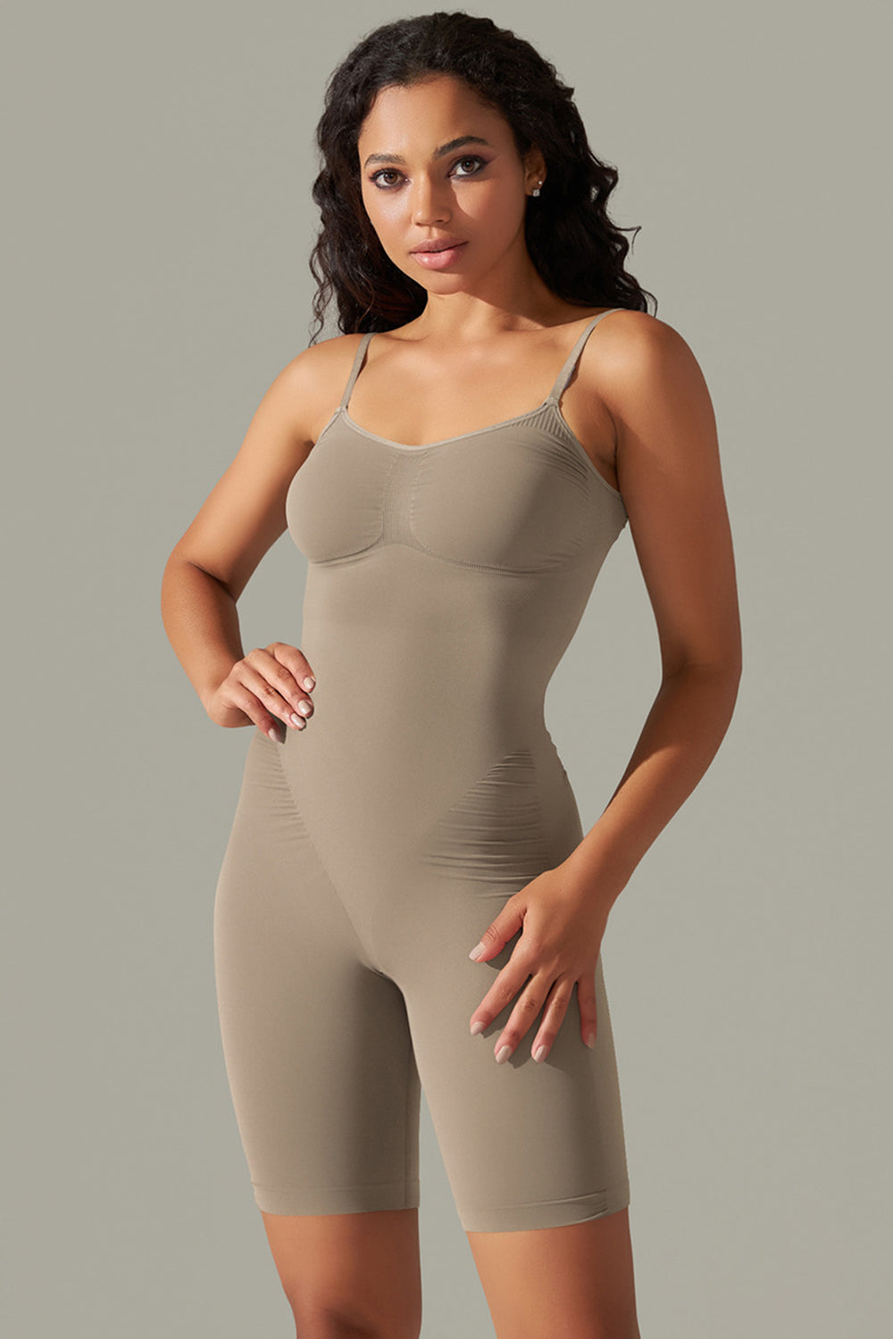 Spaghetti Strap Active Romper - T - 10 COLORS -