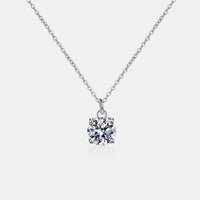 Thumbnail for 1 Carat Moissanite 925 Sterling Silver Necklace