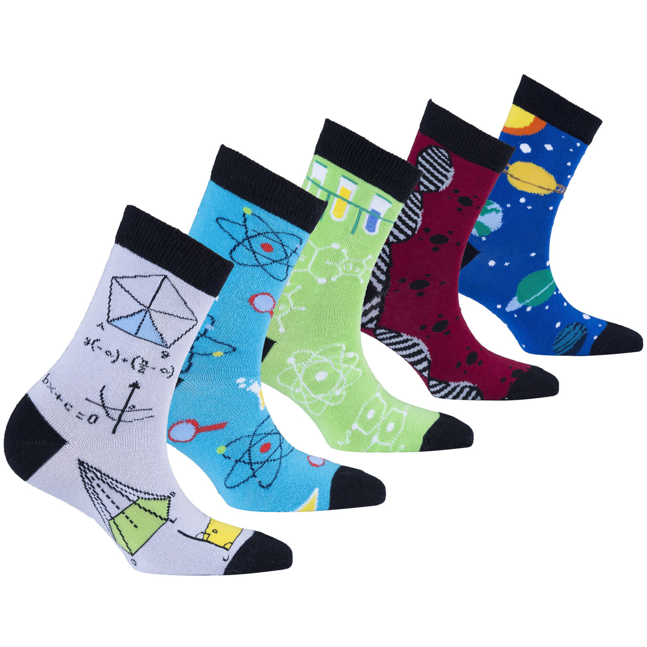 Kids Nerd Socks - 5 PACK -