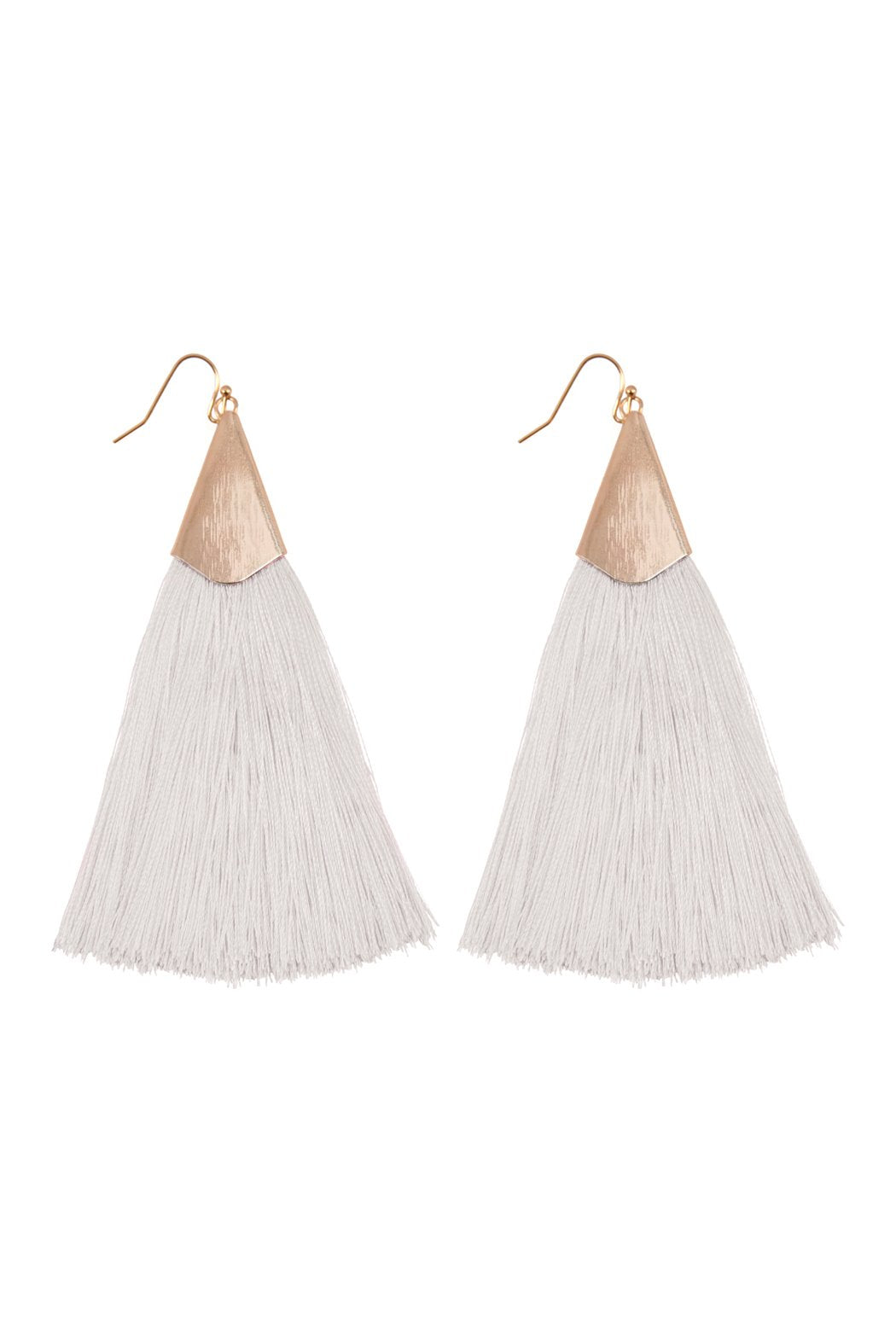 Large Tassel Earrings - 10 COLORS -